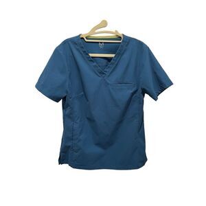 Medelita scrub top, blue, women’s size S